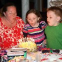 Blowing out the candles
